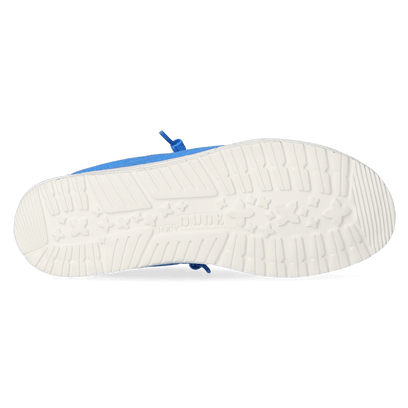 Wally Canvas Heren Instappers Blue