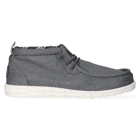 Wally Mid Canvas Heren Instappers Grey Wally Mid Canvas Heren Instappers Grey
