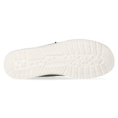 Wally Mid Canvas Heren Instappers Olive