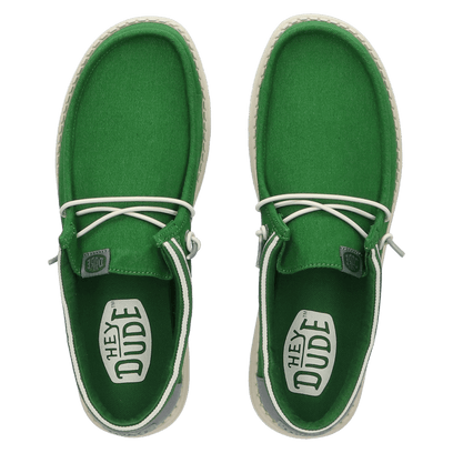 Wally Letterman Heren Instappers Green/White