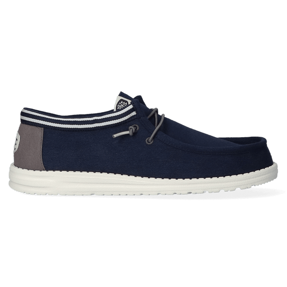 Wally Letterman Heren Instappers Navy/Grey Wally Letterman Heren Instappers Navy/Grey