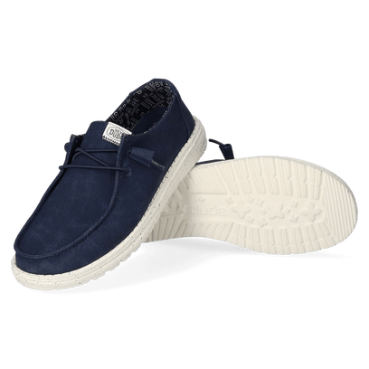 Wendy Canvas Dames Instappers Navy