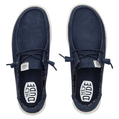 Wendy Canvas Dames Instappers Navy