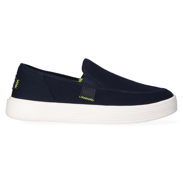 Sunapee Canvas Heren Instappers Navy/White Sunapee Canvas Heren Instappers Navy/White