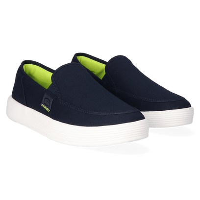 Sunapee Canvas Heren Instappers Navy/White