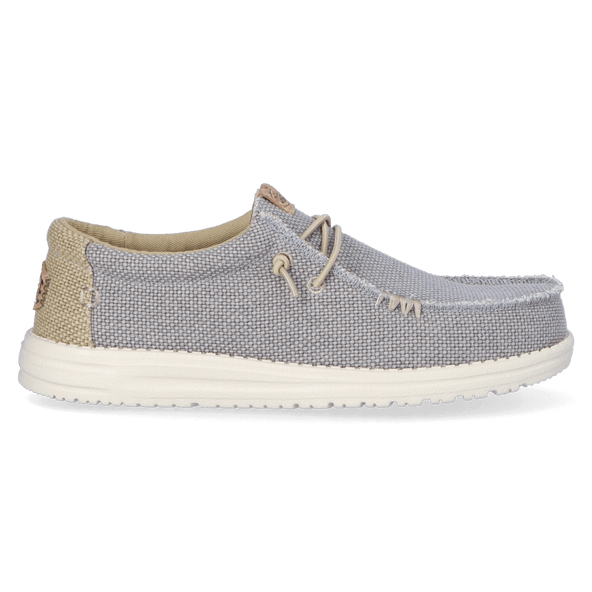 Wally Braided Heren Instappers Flannel Grey/Olive Grey