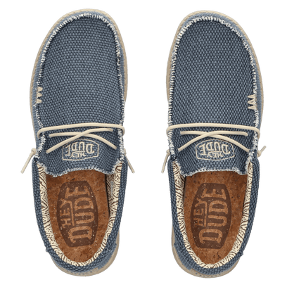 Wally Braided Heren Instappers Blue Night