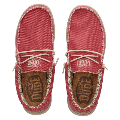 Wally Braided Heren Instappers Pompeian Red