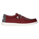 Wally Sox Triple Needle Heren Instappers Karanda Red