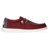Wally Sox Triple Needle Heren Instappers Karanda Red
