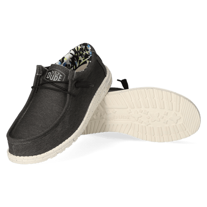 Wally Stretch Heren Instappers Black