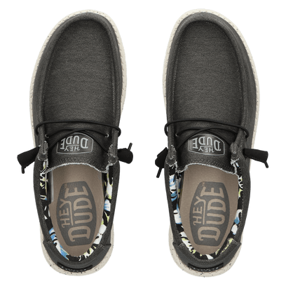 Wally Stretch Heren Instappers Black