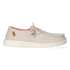 Wendy Chambray Dames Instappers White Nut