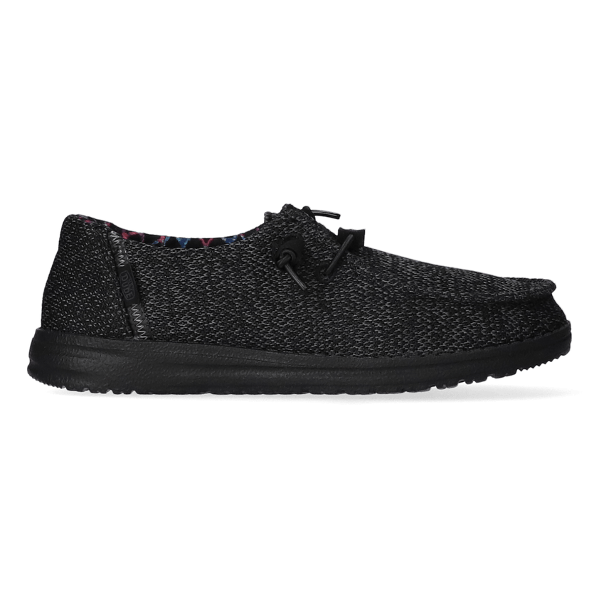 Wendy Sox Micro Dames Instappers Total Black