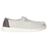 Wendy Woven Dames Instappers Light Grey
