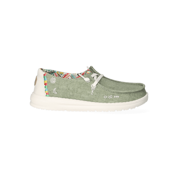 Wendy Youth Boho Meisjes Instappers Olive