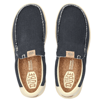 Mikka Braided Heren Instappers Black/Boulder Tan