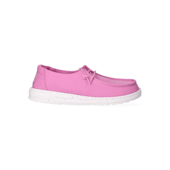 Wendy Youth Slub Canvas Meisjes Instappers Violet
