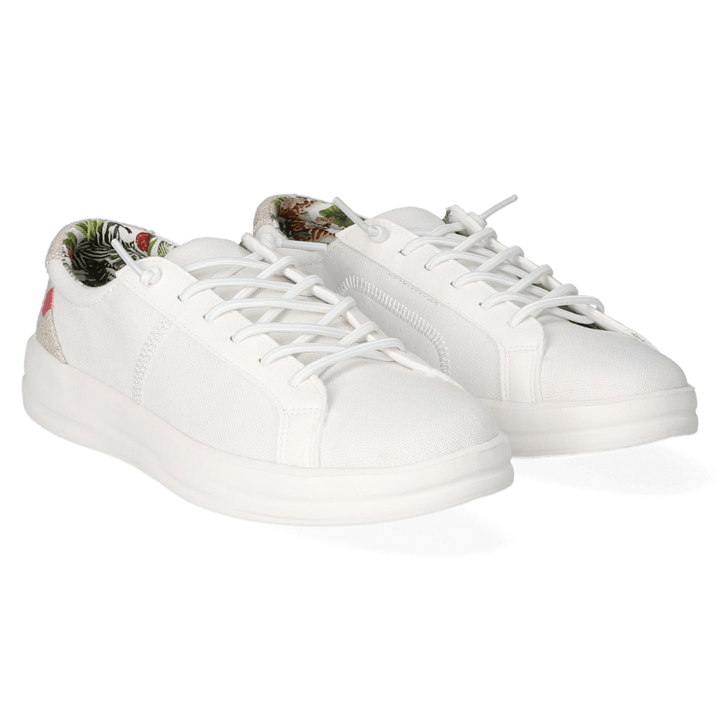 Karina Dames Sneakers Natural Coconut White