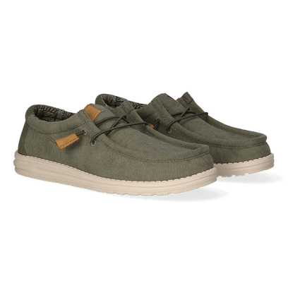 Wally Corduroy Heren Instappers Olive