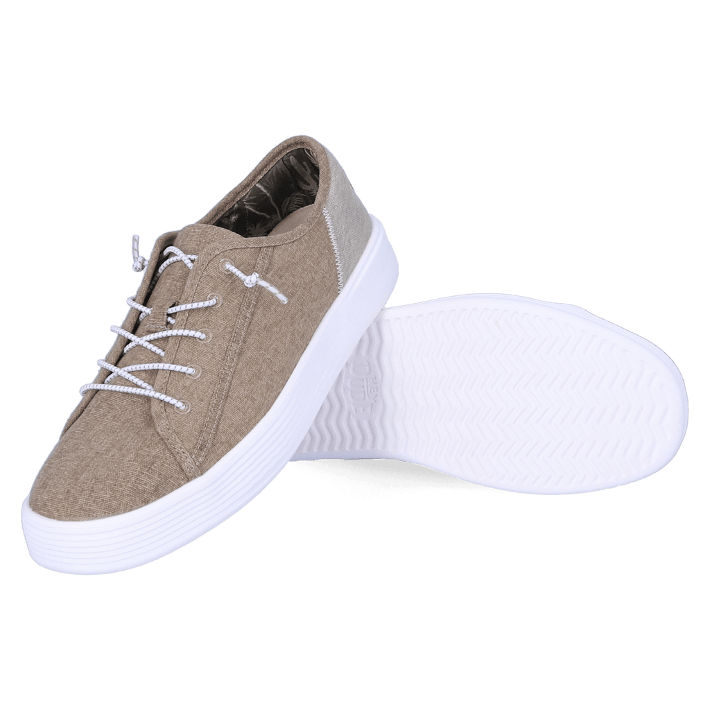 Cody Craft Linen Heren Sneakers Tan