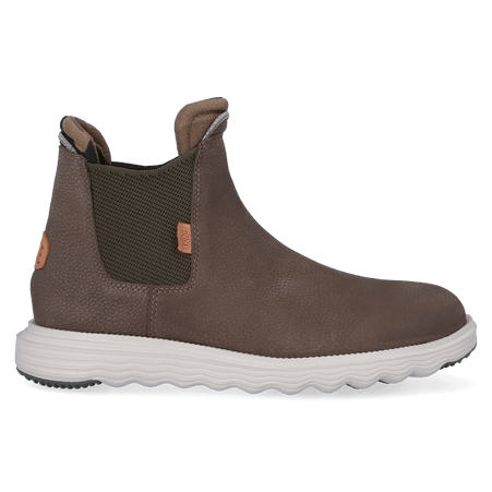 Branson Craft Leather Heren Boots Olive