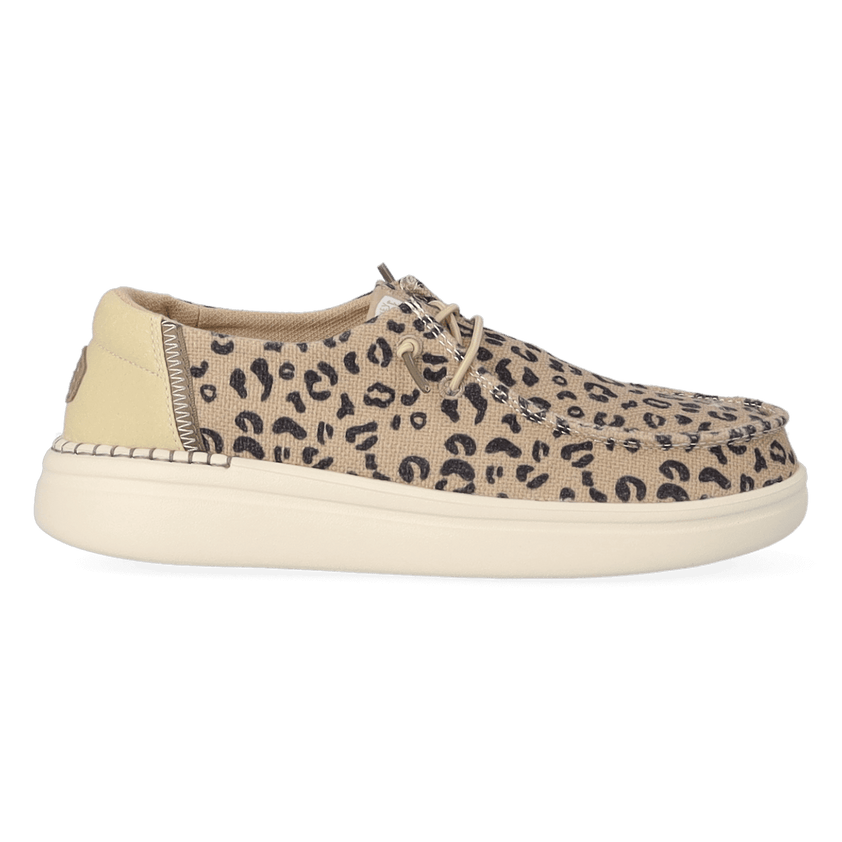 Wendy Rise Leo Dames Instappers Tan/Black