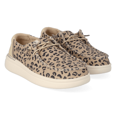 Wendy Rise Leo Dames Instappers Tan/Black
