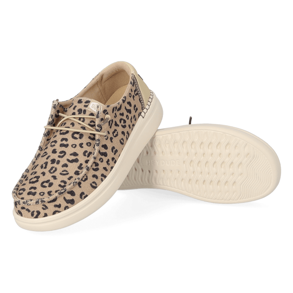 Wendy Rise Leo Dames Instappers Tan/Black
