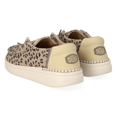 Wendy Rise Leo Dames Instappers Tan/Black