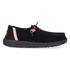 Wendy Washed Canvas Dames Instapper Black
