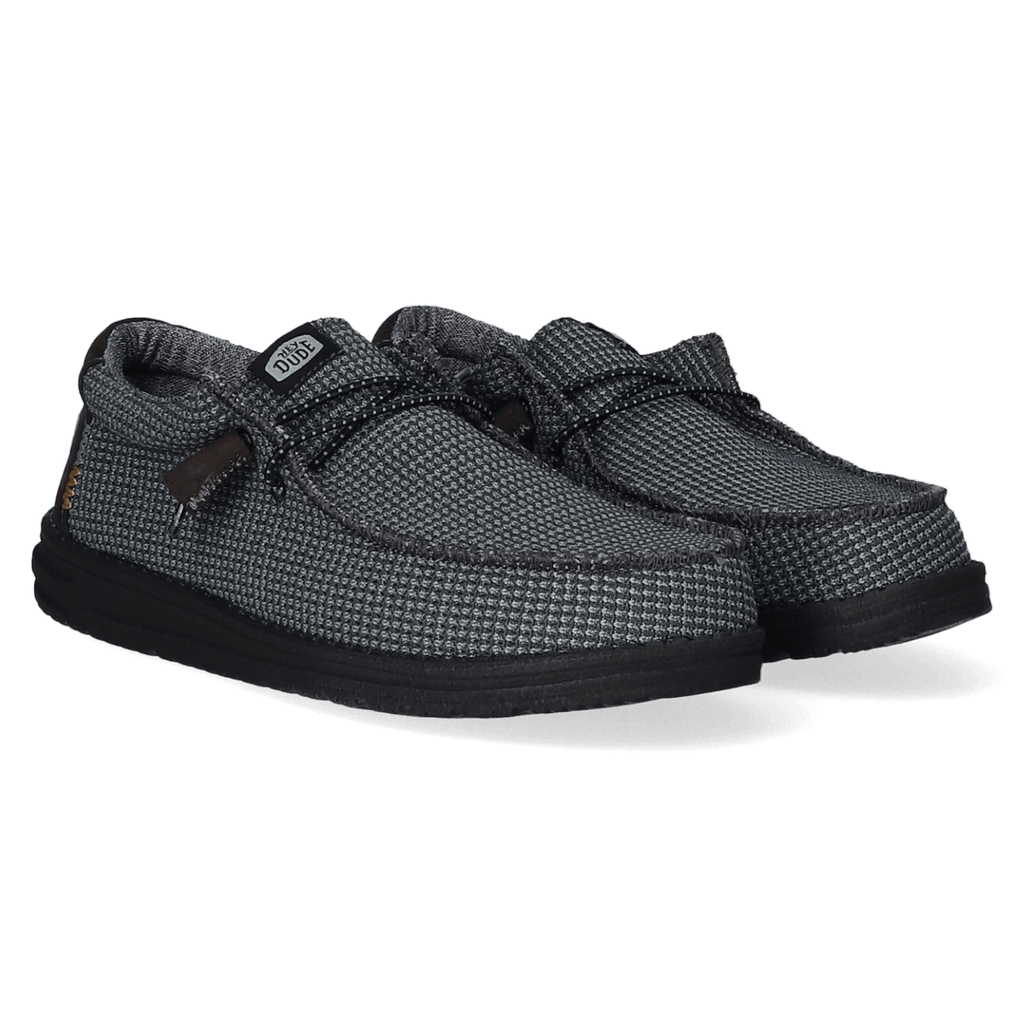 Wally Sport Mesh Heren Instappers Charcoal