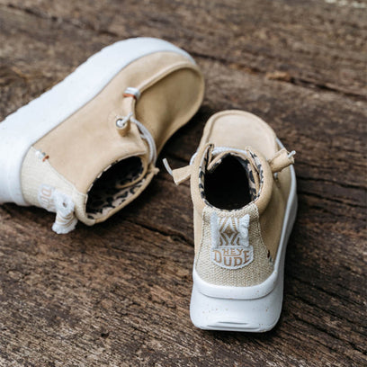 Wendy Peak Hi Suede Dames Instappers Tan
