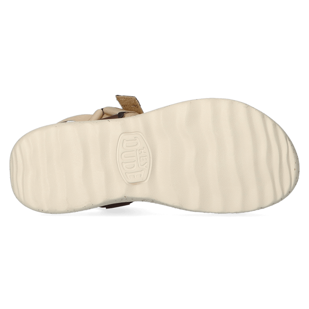 Carson Sport Mode Heren Sandalen Tan/White