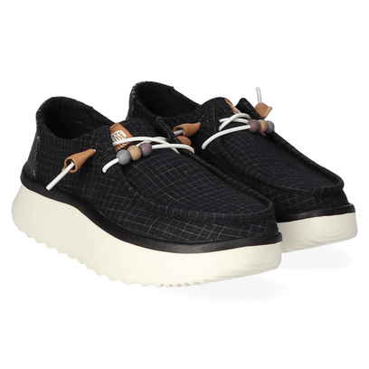Wendy Peak Baja Dames Instappers Stripe Black