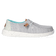 Wendy Heathered Slub Tropical Dames Instappers Grey