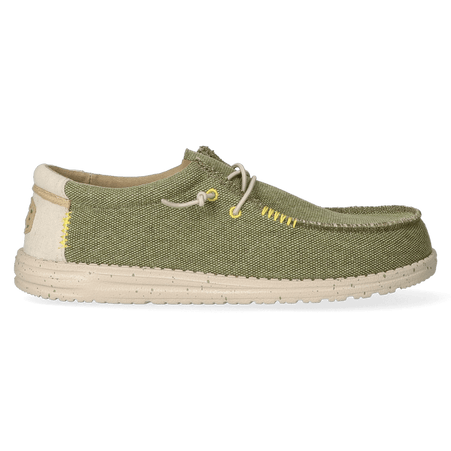 Wally Coastline Jute Heren Instappers Olive