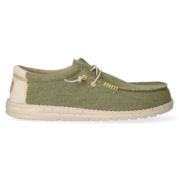 Wally Coastline Jute Heren Instappers Olive