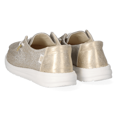 Wendy Metallic Sparkle Dames Instappers Gold