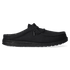 Wally Slip Canvas Heren Instappers Black/Black