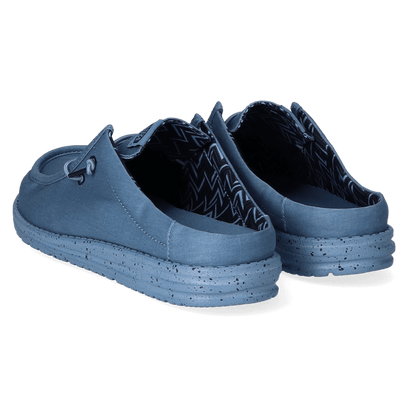 Wally Slip Canvas Heren Instappers Elemental Blue