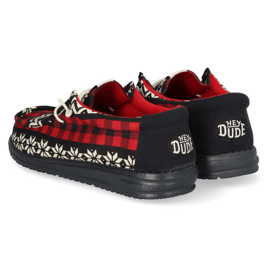 Wally Holiday Cheers Heren Kerst Schoenen Black/Multi