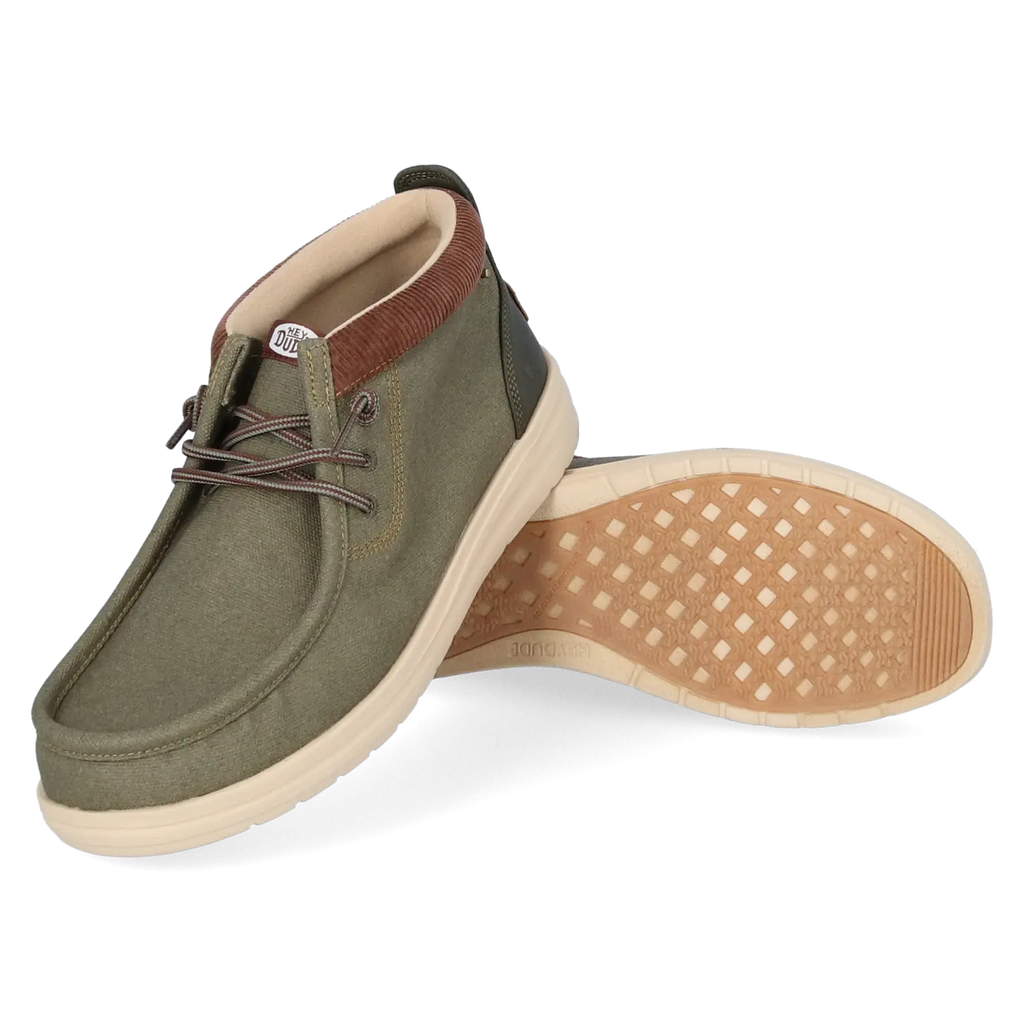 Wally Mid GripR Workwear Heren Instappers Dusty Olive