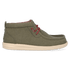 Wally Mid Waxed Canvas Heren Instappers Olive