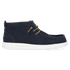 Wally Mid Waxed Canvas Heren Instappers Navy
