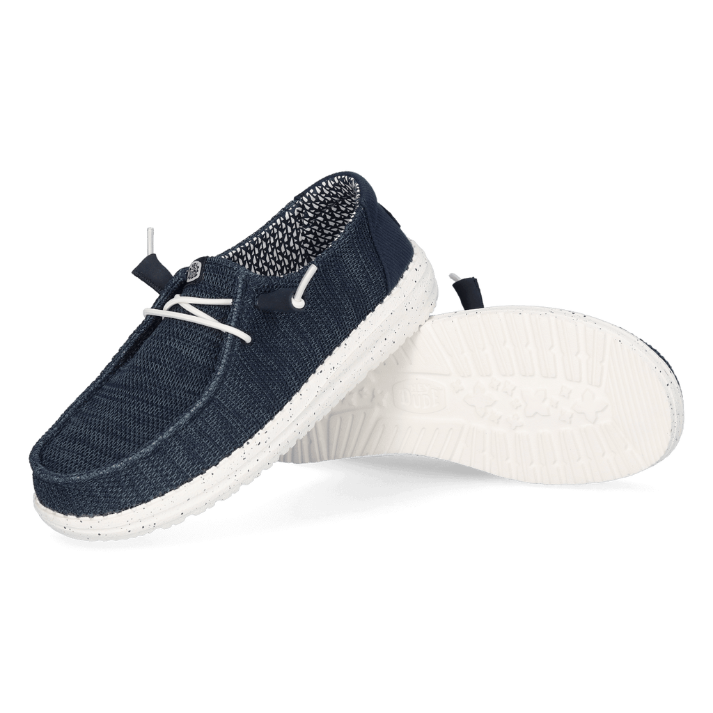 Wendy Stretch Sox Dames Instappers Navy