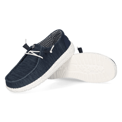 Wendy Stretch Sox Dames Instappers Navy