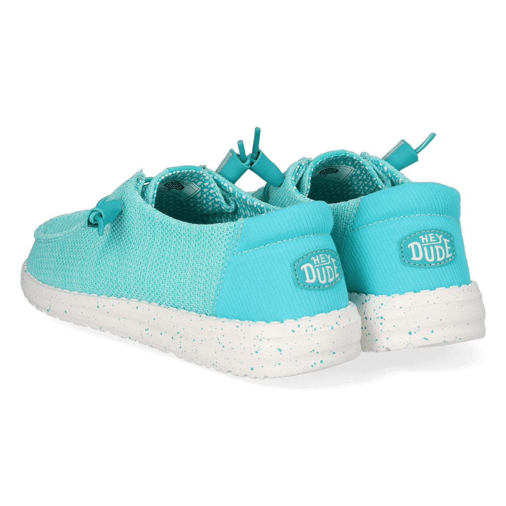 Wendy Stretch Sox Dames Instappers Ceramic Blue