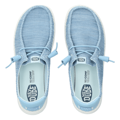 Wendy Stretch Sox Dames Instappers Blue Breeze