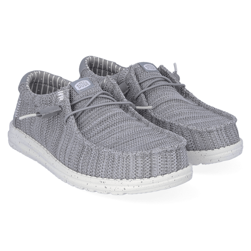 Wally Stretch Sox Heren Instappers Grey